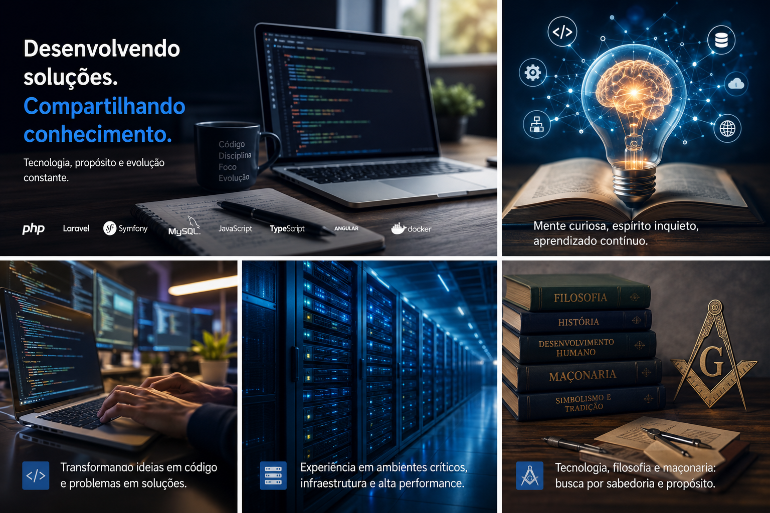 Mais de 20 anos em Tecnologia da Informação.